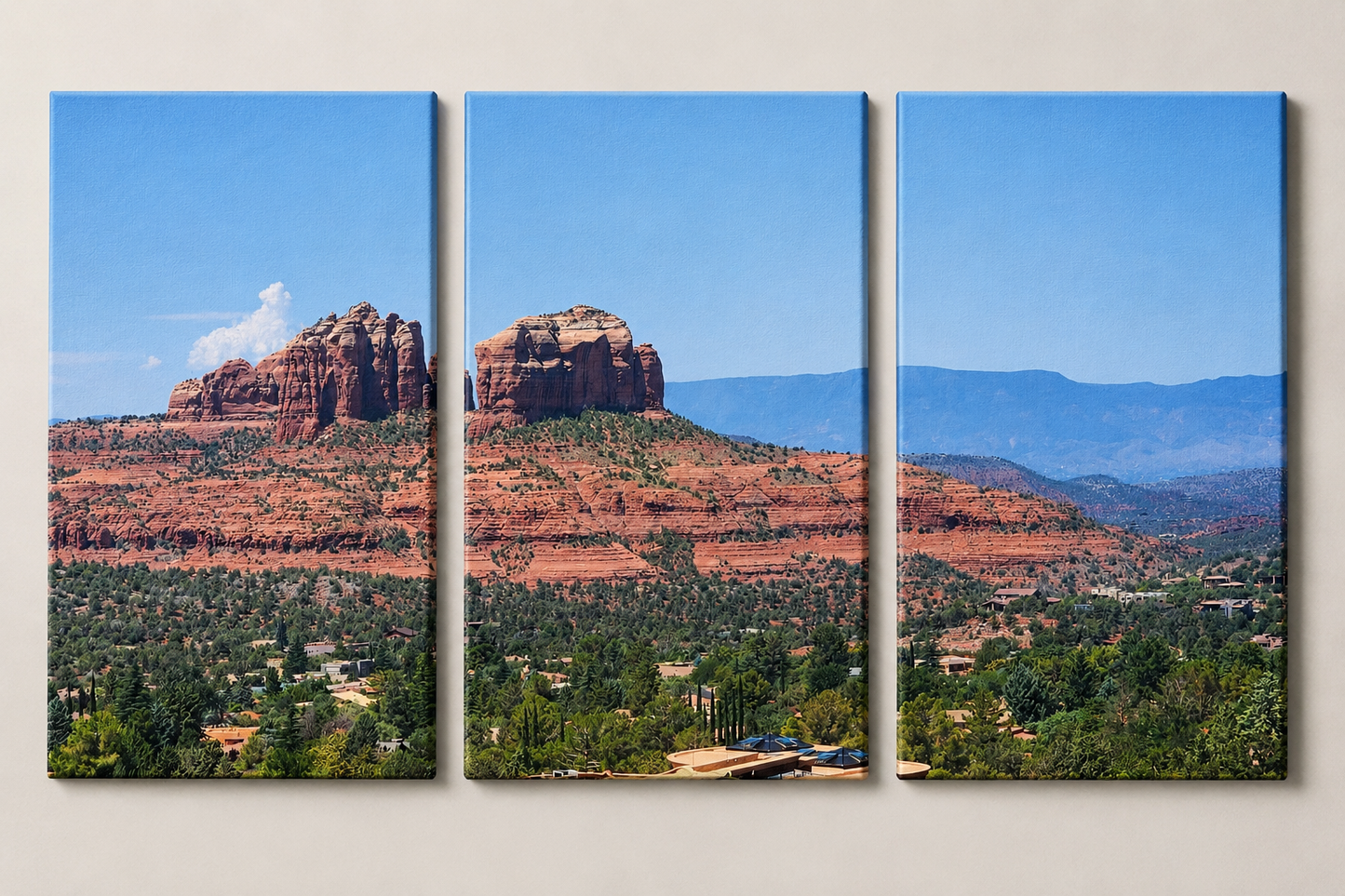 Red Rock Majesty – 3-Piece Arizona Canvas Wall Art Set
