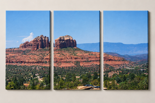 Red Rock Majesty – 3-Piece Arizona Canvas Wall Art Set