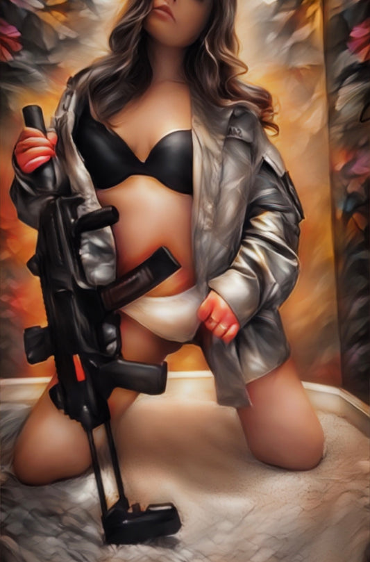 Silent Operator – Premium Canvas Wall Art