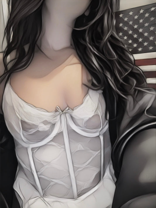Liberty & Lace – Premium Comic Style Canvas Wall Art