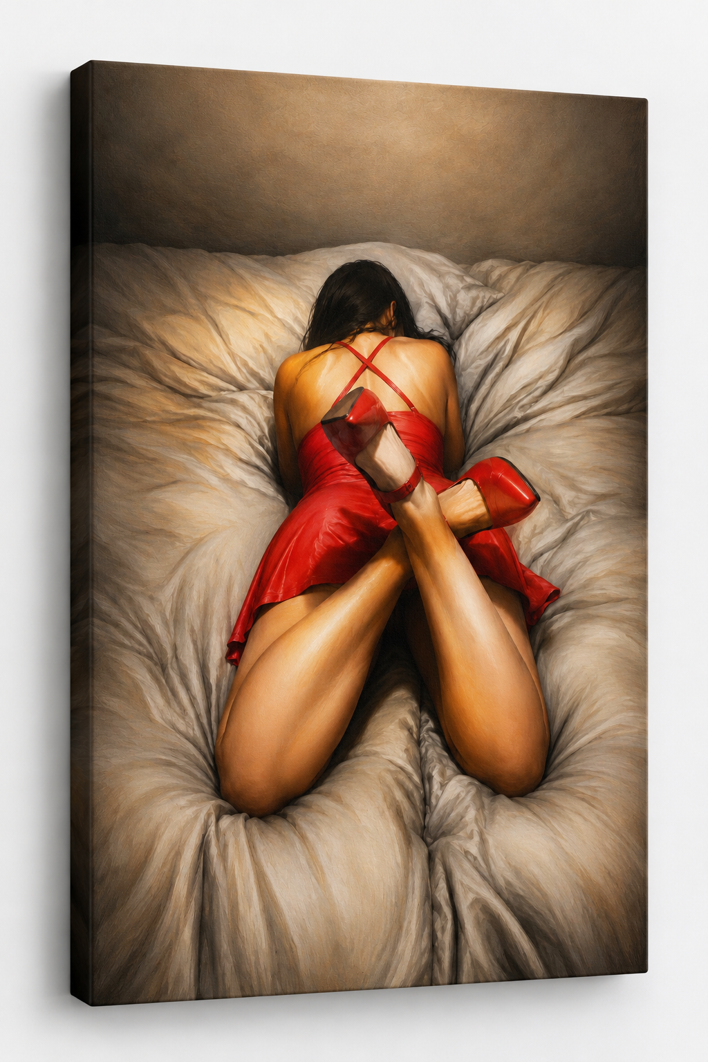 Crimson Reverie – Premium Canvas Wall Art